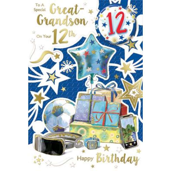 Xpress Yourself C75 Birthday Age 12 Grandson 6pk
