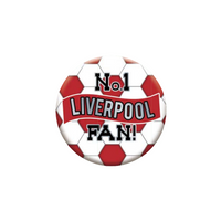 No.1 Liverpool Fan 5.5cm Football Badge