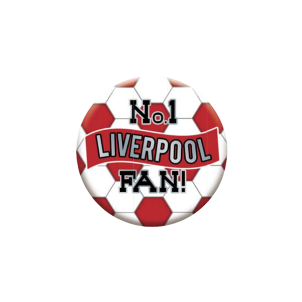 No.1 Liverpool Fan 5.5cm Football Badge