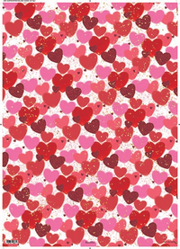 Simon Elvin 24 Sheet Rollwrap Valentine's Day