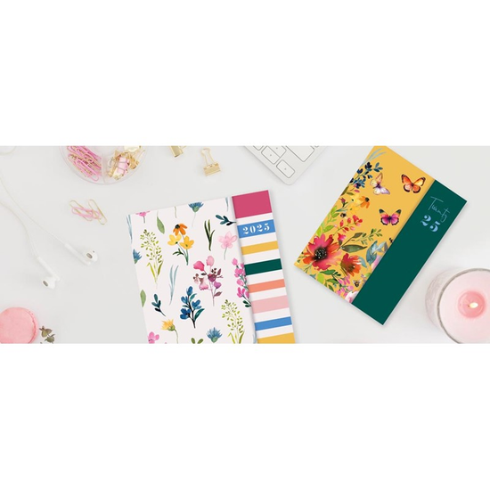 Diary Organiser A5 WTV Botanical Family 2027 6pk
