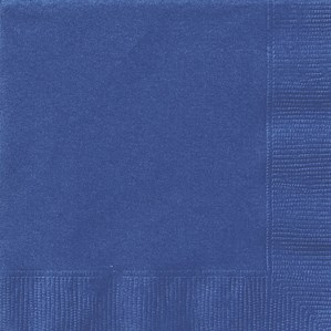 Unique 20 Pack Luncheon Napkins True Navy Blue