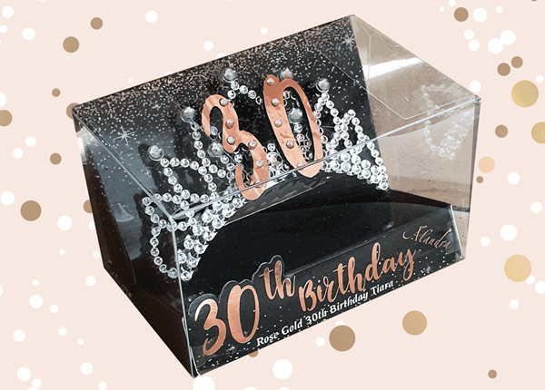 Alandra Tiara 30th Birthday Rose Gold