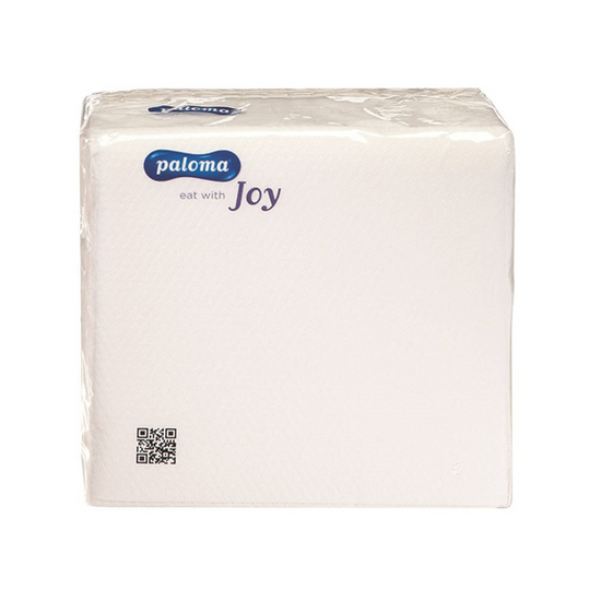 White Paloma 1Ply Napkins 30 x 30cm 100pk