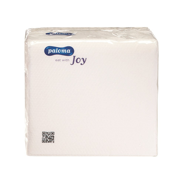 White Paloma 1Ply Napkins 30 x 30cm 100pk