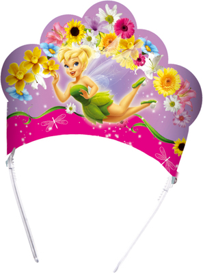 Unique 6 Pack Party Hat Tiaras Springtime Fairies