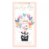 Six Prelude C55 wedding day cards featuring elegant designs, ideal for wedding invitations or event stationery.