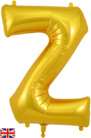 Oaktree Foil Balloon Gold 34" Letter Z