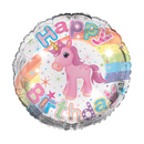 Simon Elvin Birthday Unicorn 18" Foil Balloon