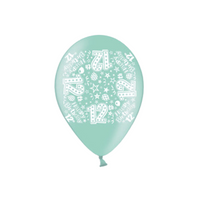 Age 12 Latex Balloons 9" 10pk