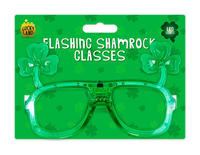 Gem Imports Glasses Shamrock Flashing LED