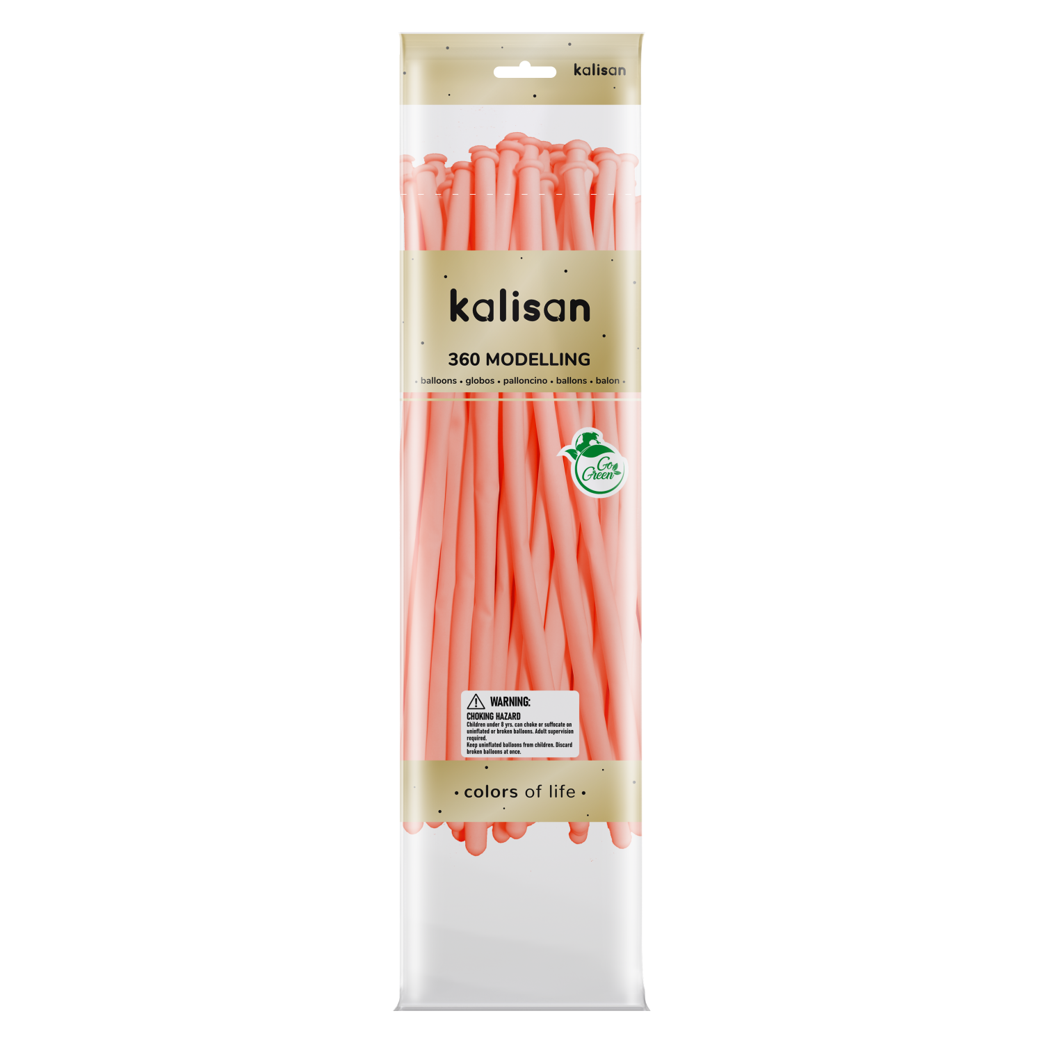 Kalisan 50 Pack Nozzle Up Standard Baby Pink 360