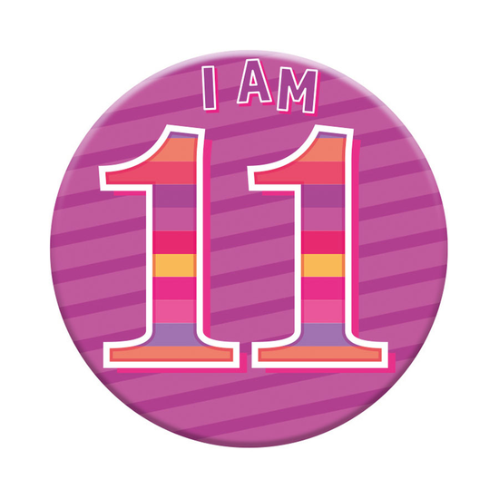 Small Badges Age 11 Female 6pk