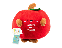 Gem Imports Plush Apple Best Teacher 19.5x15.5cm