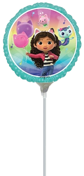 Anagram Gabby's Dollhouse 9" Air Fill Foil Balloon