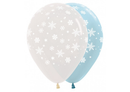 Sempertex Snowflake Asst 12" Latex 25pk