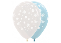 Sempertex Snowflake Asst 12" Latex 25pk