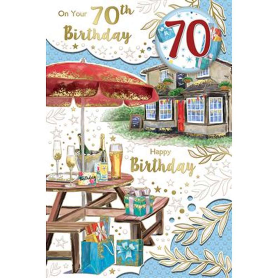 Xpress Yourself C75 Birthday Age 70 6pk