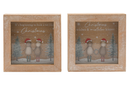 Plaque Pebble Framed 12x12cm (Design May Vary)
