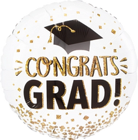 Anagram Congrats Grad Glitter 17" Foil Balloon
