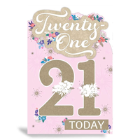 Prelude Platinum C75 Birthday Age 21 6pk