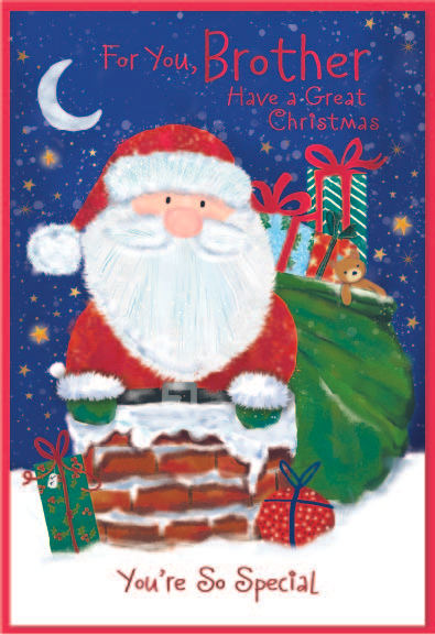 Simon Elvin 6 Pack Cards C50 Christmas Brother