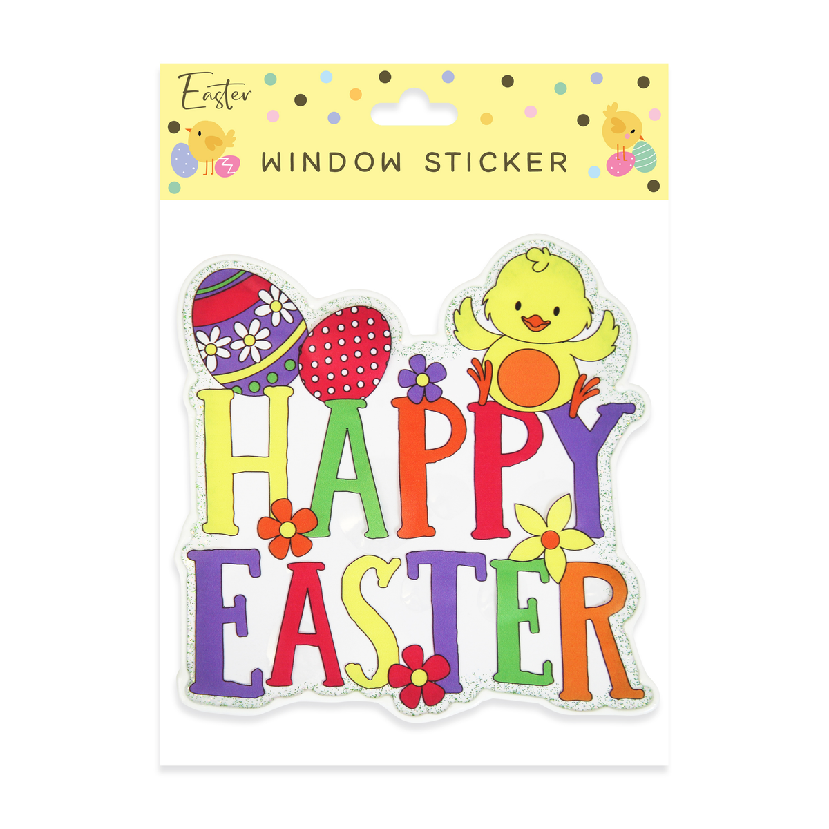 Eurowrap 12 Pack Window Stickers Easter