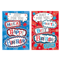 Poppyhill 12 Pack Cards C50 Birthday Open