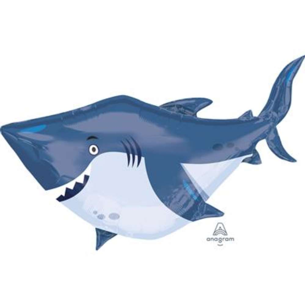 Anagram Foil Balloon Ocean Buddies Shark 40"