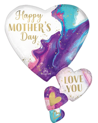 Anagram Mother's Day Marble 30" Foil Balloon