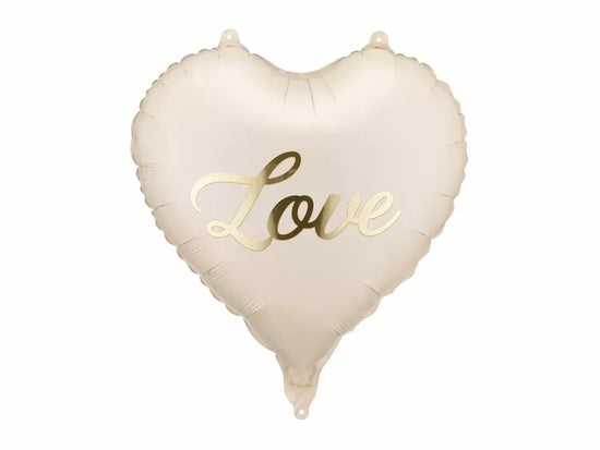 PartyDeco Foil Balloon Heart Love 14"