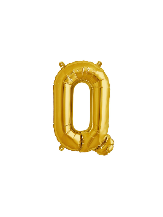 Northstar Foil Balloon Gold 16" Letter Q