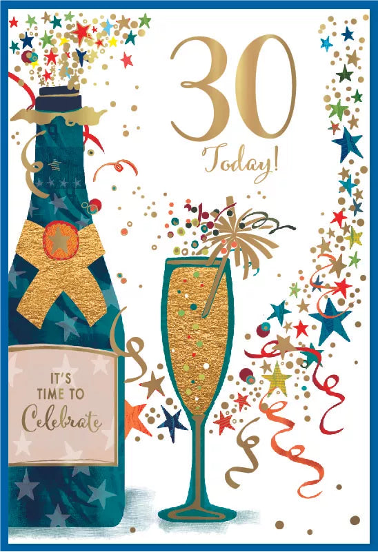 Simon Elvin C50 Birthday Age 30 6pk