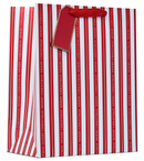Partisan 6 Pack Gift Bag Christmas Stripe Large