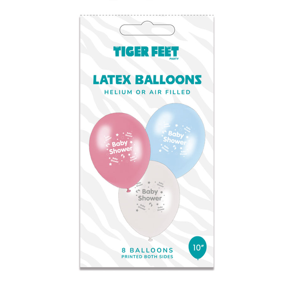 6 x 8pk Latex Balloons Baby Shower