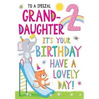 Regal C75 Birthday Age 2 Granddaughter 6pk