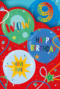 Simon Elvin C50 Birthday Age 9 6pk