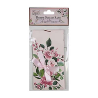 Eurowrap 4 Pack Paper Sash Bride Squad