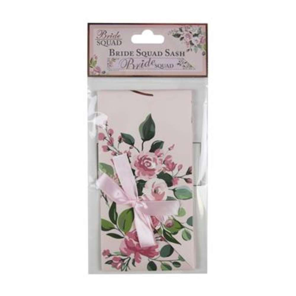 Eurowrap 4 Pack Paper Sash Bride Squad