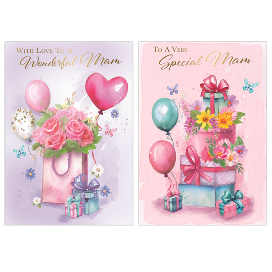 Poppyhill 12 Pack Cards C50 Birthday Mam