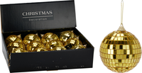 Koopman Bauble Mirror Ball Gold 80mm