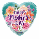 APAC Foil Balloon Mother's Day Turquoise Heart 18