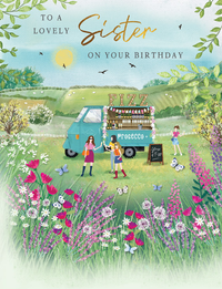 Regal 6 Pack Cards 8x6 Birthday Sister