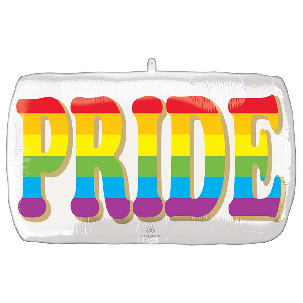 Foil Balloon Supershape Pride Rainbow 28