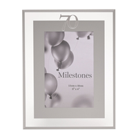 Milestones Frame Silver Age 70 4x6