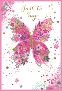Six Simon Elvin C50 birthday blank cards with simple, elegant designs and plain interiors for personalized messages.