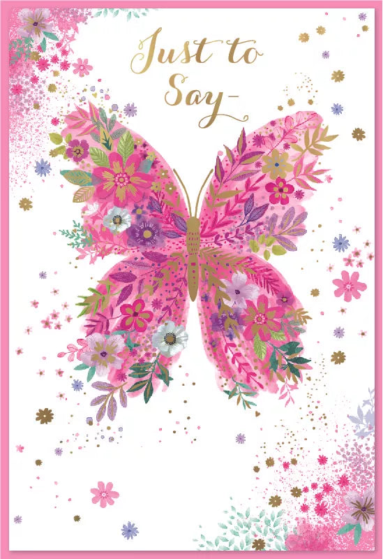 Six Simon Elvin C50 birthday blank cards with simple, elegant designs and plain interiors for personalized messages.