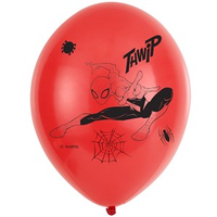 Amscan Spider-Man 11" Latex Balloons 6pk