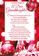 Xpress Yourself Memorial Xmas Granddaughter 6pk
