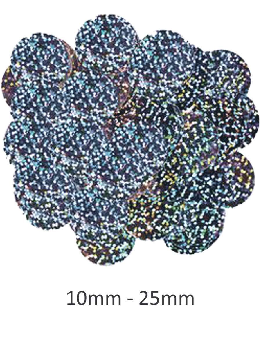 Oaktree Confetti Silver Holographic 25mm 14g